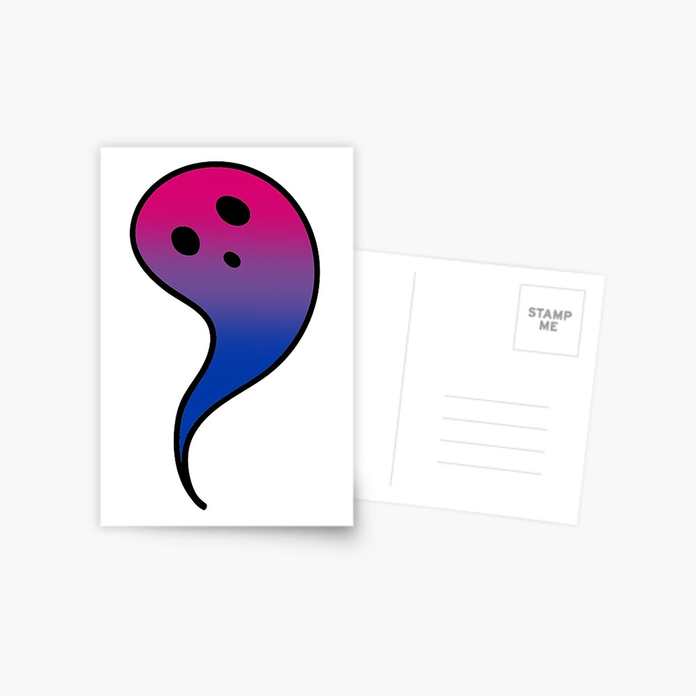 Bisexual Sticker Halloween Ghost Bisexual Ghost Bisexual Bat Subtle Bi Pride Subtle Bi 5097