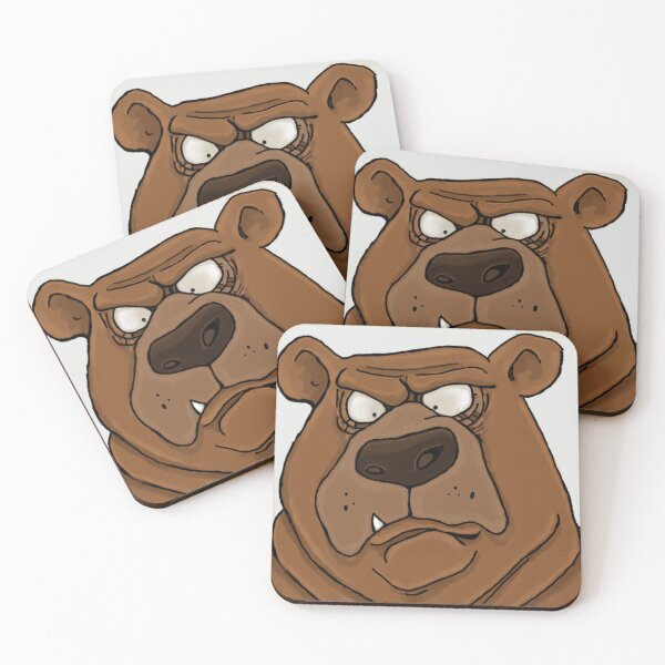 Item preview, Angry bear designed and sold by artsydeafy.