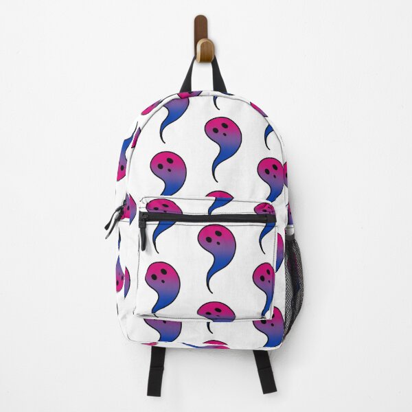 Item preview, Bisexual Sticker, Halloween Ghost, Bisexual Ghost, Bisexual Bat, Subtle Bi Pride, Subtle Bi Pride Flag, designed and sold by LoveYourselfCreative.