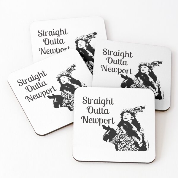 Item preview, DA Granny Marsha Levinson Straight Outta Newport USA America Black White Vintage designed and sold by RTee27.