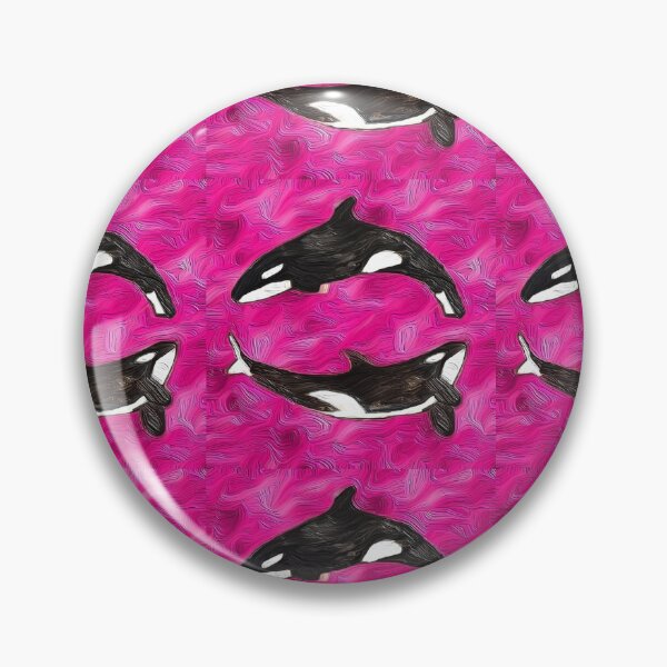 Item preview, Orcas on Pink  designed and sold by LisaMPierce1990.