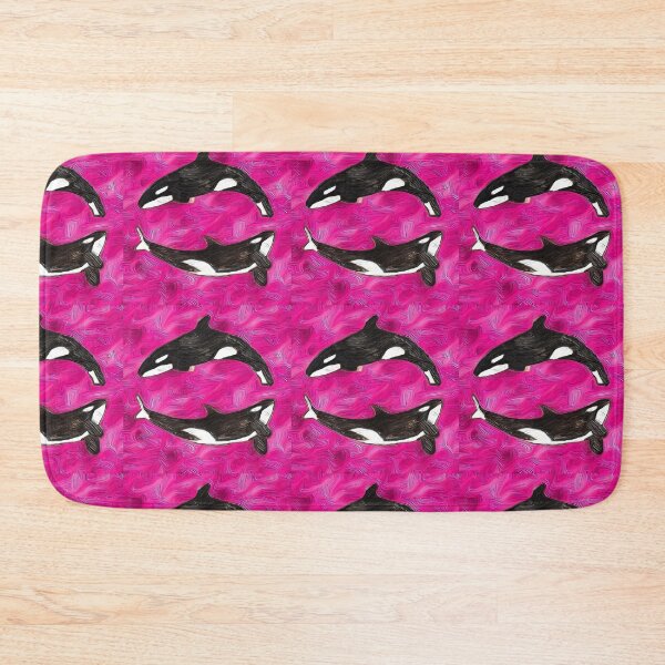 Item preview, Orcas on Pink  designed and sold by LisaMPierce1990.
