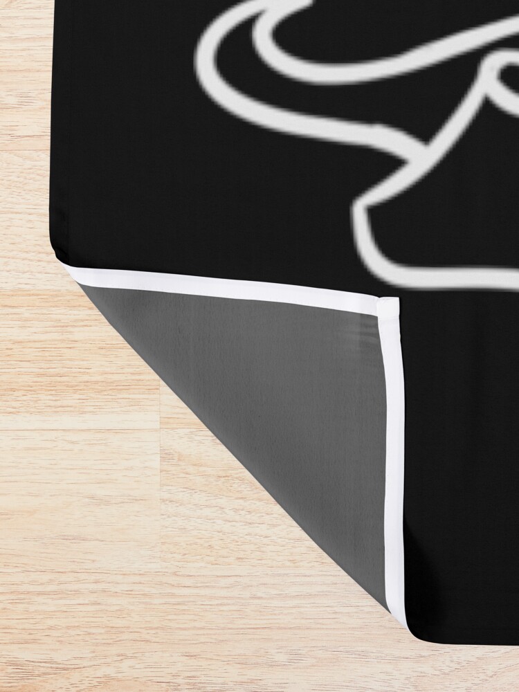 Thumbnail 2 of 5, Shower Curtain, MFFI Fan Logo by Husk designed and sold by midnightfacts.