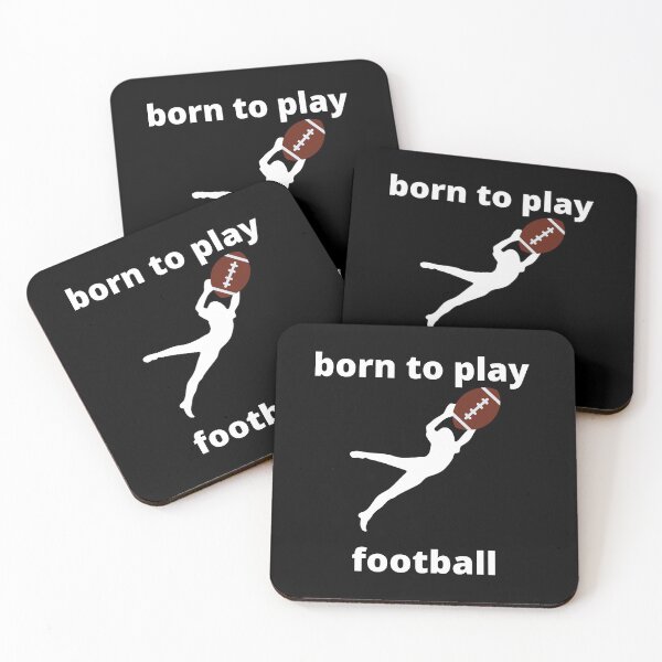 Item preview, born to play football designed and sold by rachelchanel21.