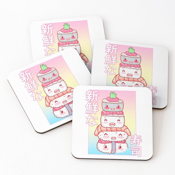 Item preview, Fresh Sushi Kawaii 90s Japanese Retro designed and sold by Meliafroggy.