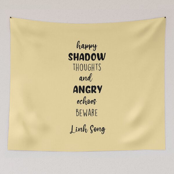 Item preview, Happy Shadow Thoughts Angry Echoes Beware designed and sold by corbrand.