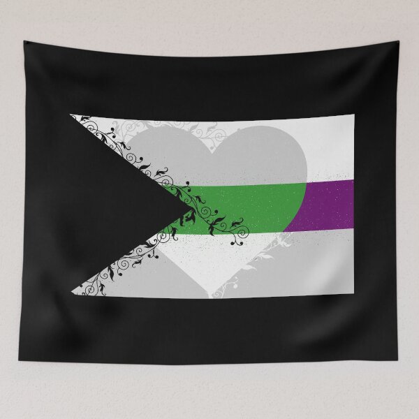 Item preview, Demisexual Demiromantic Art Flag designed and sold by MizuSky.