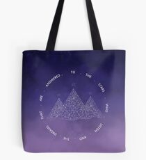 TO THE STARS WHO LISTEN AND THE DREAMS THAT ARE ANSWERED- SARAH J. MAAS Tote Bag