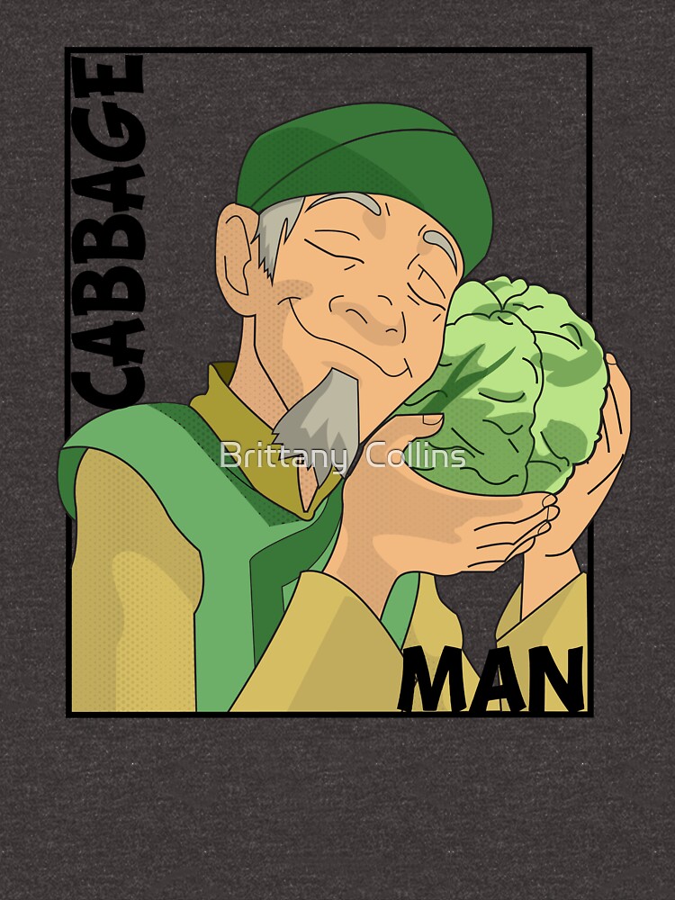"Cabbage Man; The Avatar Series" Zipped Hoodie by BrittanyCollins