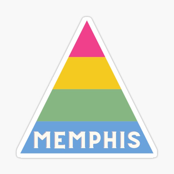 Memphis Pyramid Sticker