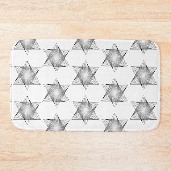 Item preview, Star of David Black and White Pattern  designed and sold by adriana-holmes.