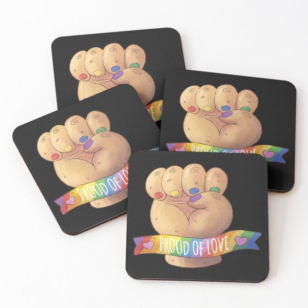 Item preview, Rainbow Pride Raised Fist designed and sold by Alicia Chee.