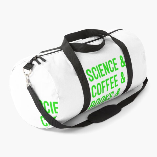 Item preview, Coffee and science and books and naps green font on white background designed and sold by UncleStuScience.