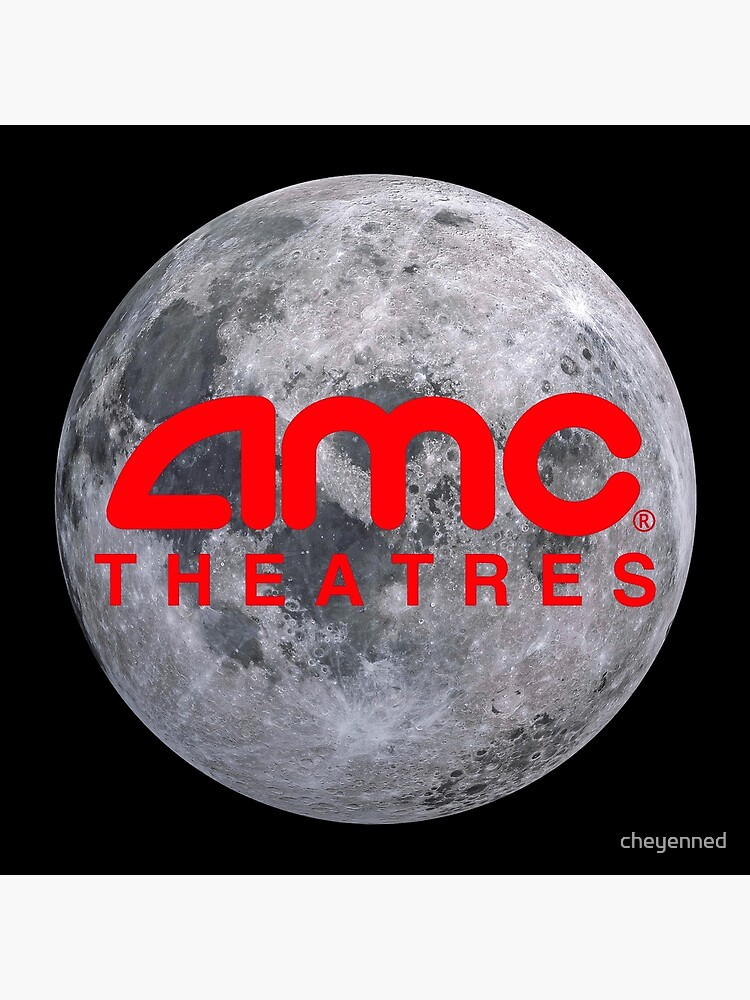 "AMC to the Moon" Poster for Sale by cheyenned Redbubble