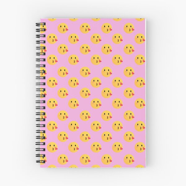 Item preview, Pattern emoji kiss | Happy kiss Face | heart | pink background by asdev designed and sold by asdev.