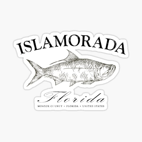 Item preview, Islamorada Tarpon Fishing in Monroe County Florida FL designed and sold by Capybara Clothing.