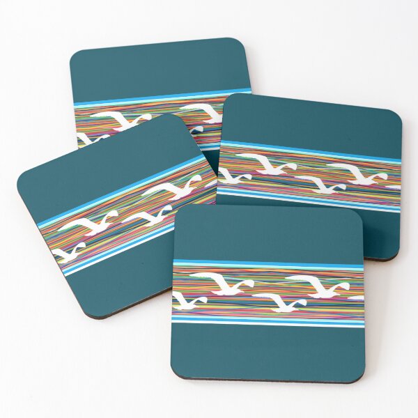 Item preview, LIGHT BLUE SEAGULL STRiPES designed and sold by THE AMERICAN TEEVANGELIST.