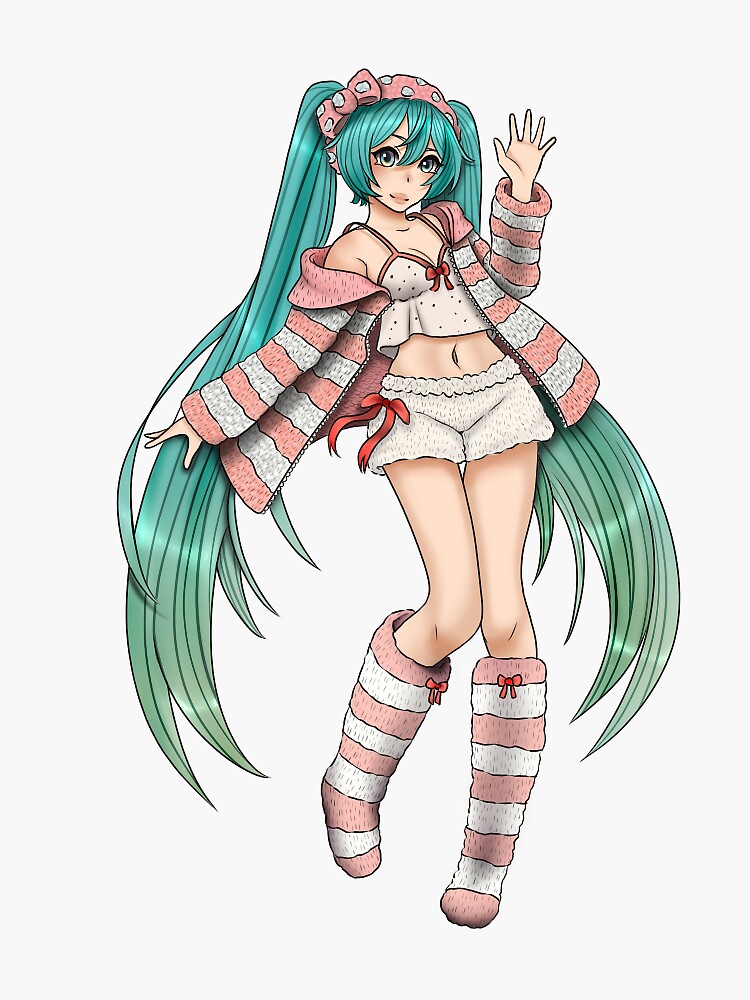 Chibi Miku Hatsune Stickers -  Norway