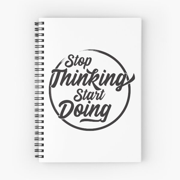 Item preview, Stop Thinking Start Doing - Motivational Quote designed and sold by Rhu Creations.