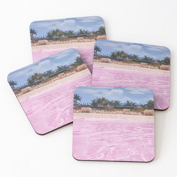 Item preview, Fantasy Pink Waters Beach Scene designed and sold by StormyMuse.