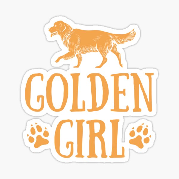 Item preview, Golden Girl – Golden Retriever designed and sold by Presto Prints Design.