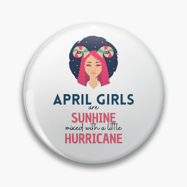 Item preview, April girls are sunshine mixed with a little hurricane designed and sold by Create Ur World.