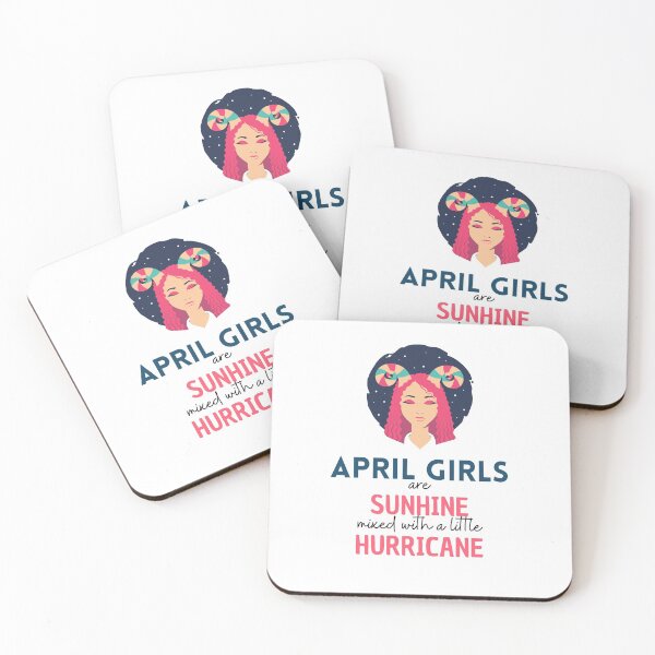 Item preview, April girls are sunshine mixed with a little hurricane designed and sold by Create Ur World.
