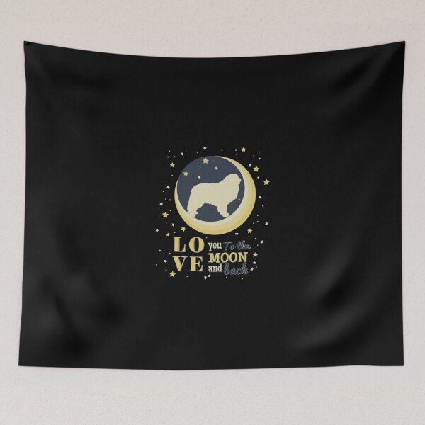 Item preview, Love Great Pyrenees Dogs to the Moon Back Shirt  designed and sold by CharlesBush.