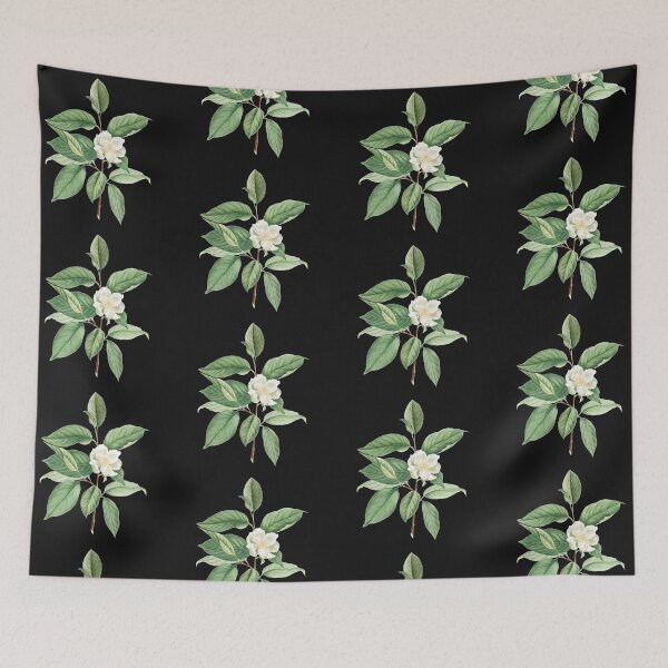 Item preview, Beautiful White Vintage Wildflower Illustration Blossom Design designed and sold by EarthArtDesigns.