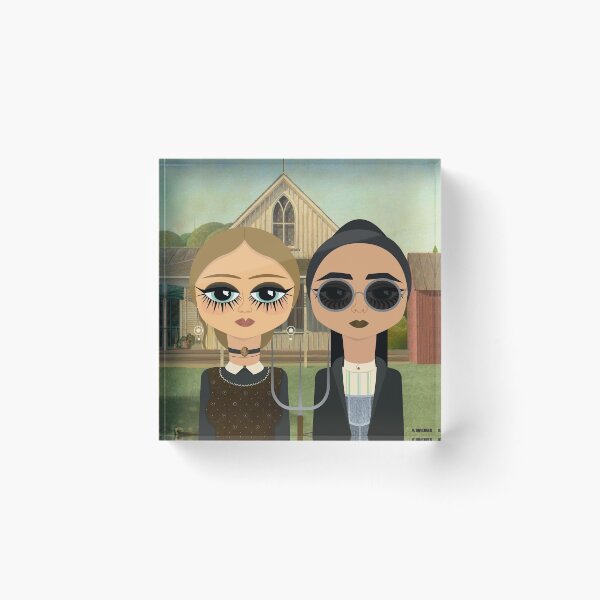 Item preview, American Gothic (MONAS) designed and sold by tacosmicgirl.