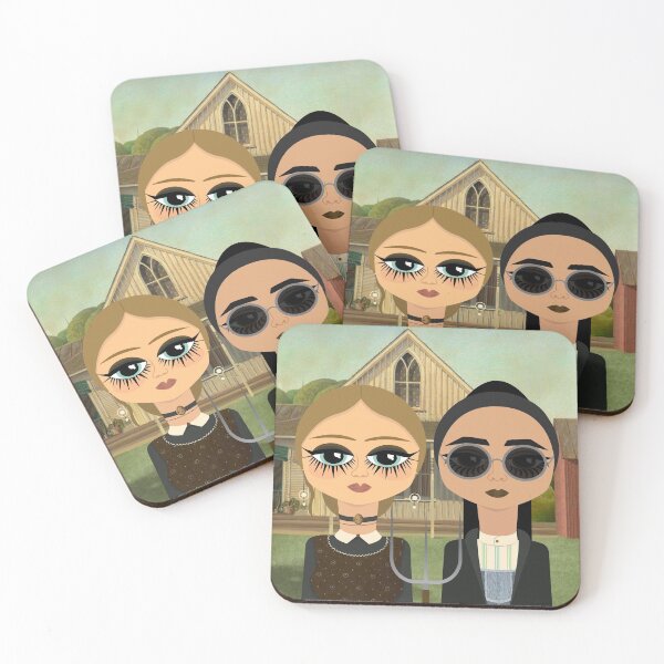 Item preview, American Gothic (MONAS) designed and sold by tacosmicgirl.