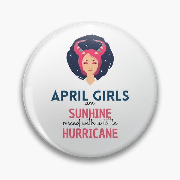 Item preview, April girls are sunshine mixed with a little hurricane designed and sold by Create Ur World.