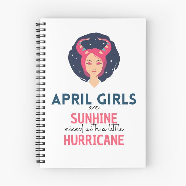 Item preview, April girls are sunshine mixed with a little hurricane designed and sold by Create Ur World.