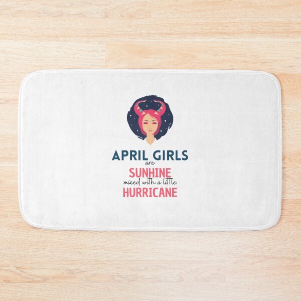 Item preview, April girls are sunshine mixed with a little hurricane designed and sold by Create Ur World.