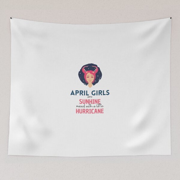 Item preview, April girls are sunshine mixed with a little hurricane designed and sold by Create Ur World.