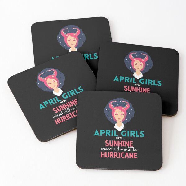Item preview, April girls are sunshine mixed with a little hurricane designed and sold by Create Ur World.