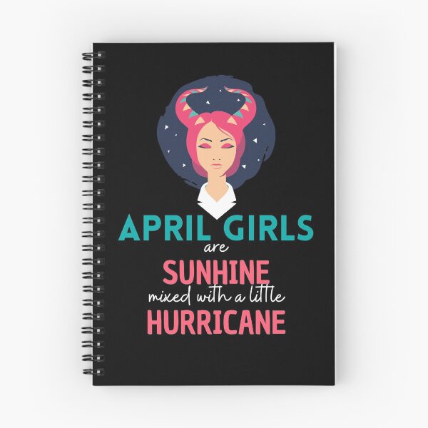 Item preview, April girls are sunshine mixed with a little hurricane designed and sold by Create Ur World.