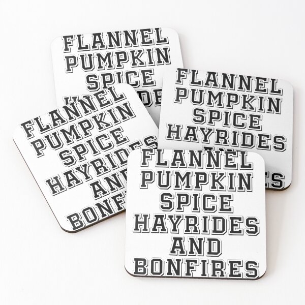Item preview, Womens Sarcastic, Flannel Pumpkin Spice Hayrides And Bonfires designed and sold by ColeT-Shirt.