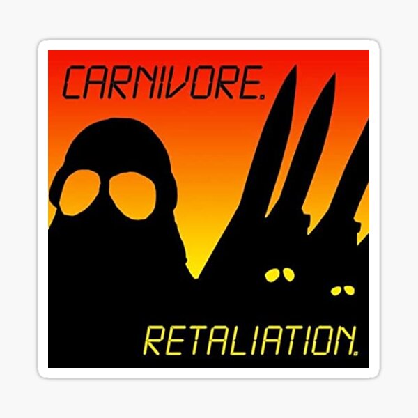 Carnivore - Retaliation Sticker