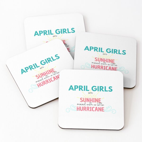 Item preview, April girls are sunshine mixed with a little hurricane designed and sold by Create Ur World.