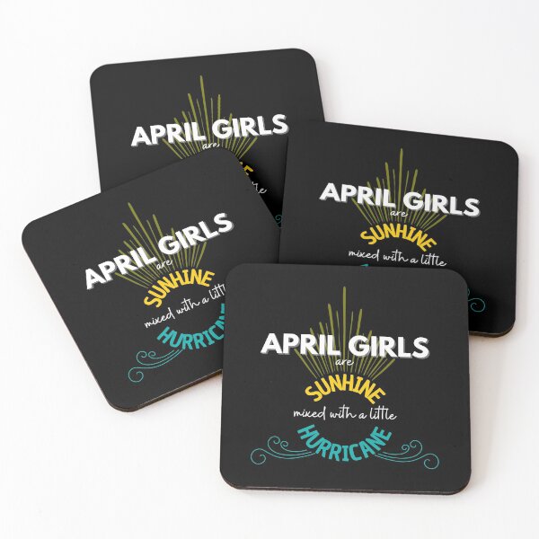 Item preview, April girls are sunshine mixed with a little hurricane designed and sold by Create Ur World.