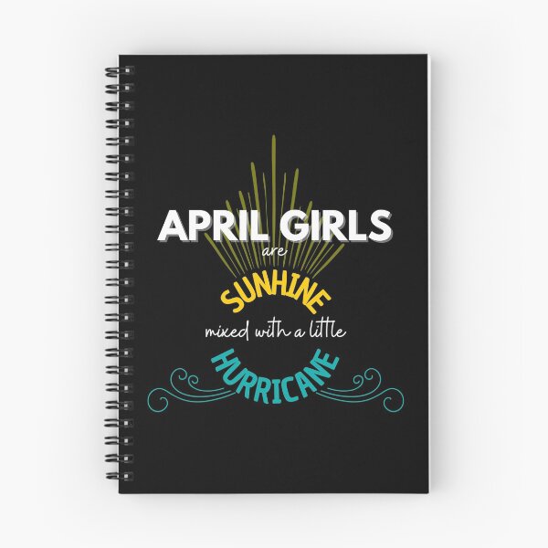 Item preview, April girls are sunshine mixed with a little hurricane designed and sold by Create Ur World.