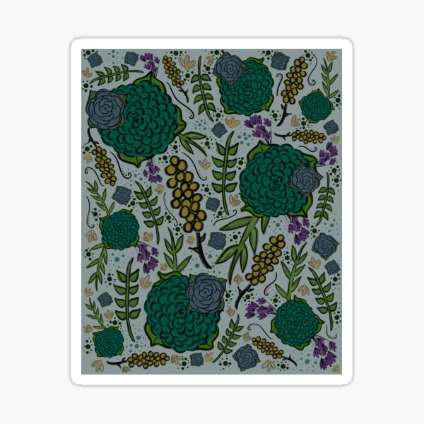 Vista previa del artículo con la obra «Flores y Filigrana», diseñado y vendido por OhThatIsPretty.