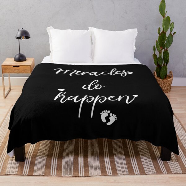 Item preview, Miracles Do Happen Pregnancy Announcement Aesthetic designed and sold by dived.