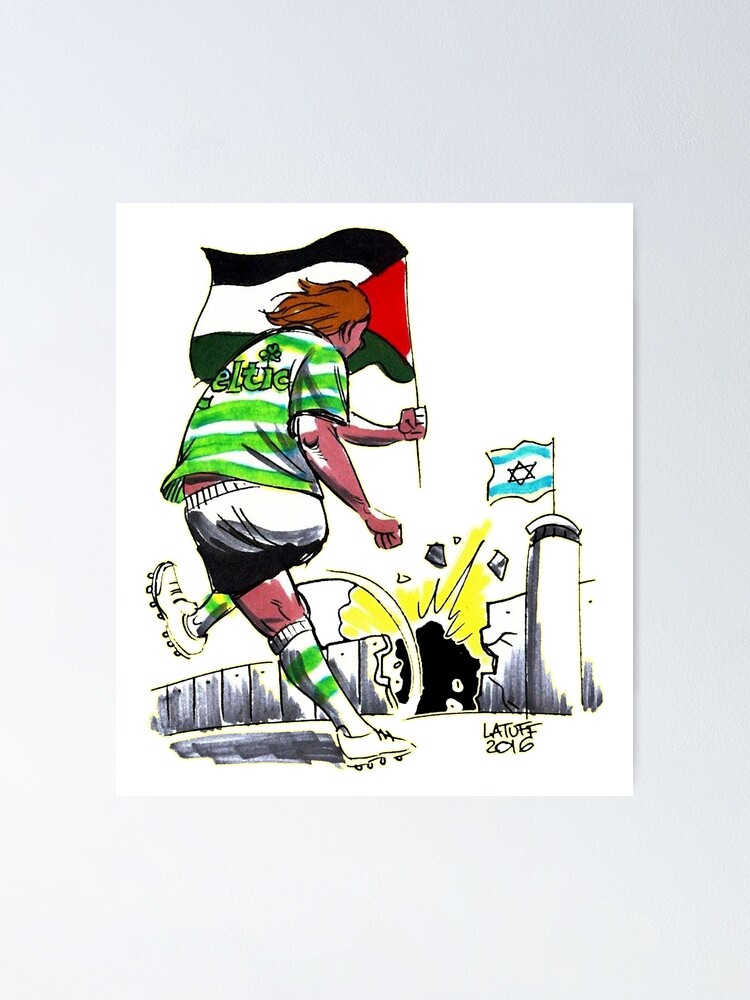 "Celtic Palestine Palestinian Glasgow Irish Ireland