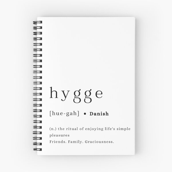 Item preview, Hygge definition and pronunciation print typography poster designed and sold by Inside Head.