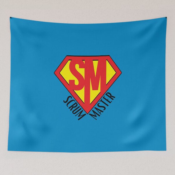 Item preview, Scrum Master super hero for scrum and agile consultants designed and sold by 1M4NE.