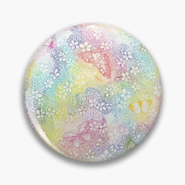 Item preview, Metamorphosis of Tears - Rainbow Butterflies Among Flowers designed and sold by SonoSonoStudio.