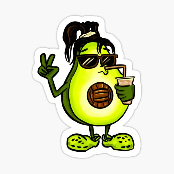 Artikel-Vorschau von Avocado-Mädchen, designt und verkauft von metzkorn.
