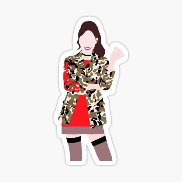 Twice Jeongyeon Like Ooh Ahh Icon Sticker By Pipcreates Redbubble